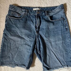 Classic Blue Denim Jean Shorts
